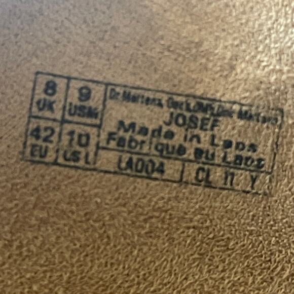 Dr Martens Leather Buckle Josef Sandals Slides - Picture 13 of 16